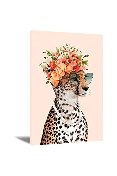 ALAYRA International لوحات جدارية من قماش الفهد الملكي من ألايرا، لوحات جداري...