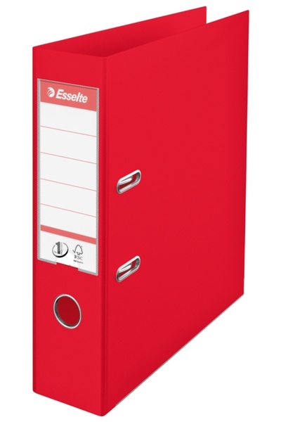 Esselte Biblioraft No.1 Power VIVIDA, PP/PP, partial reciclat, certificare FSC, A4, 75 mm, Esselterosu