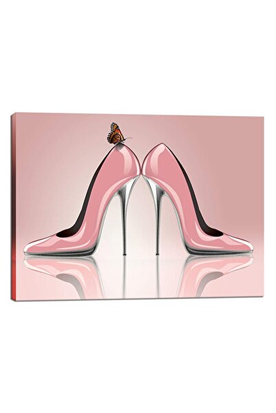 ALAYRA International ALAYRA Fashion Canvas Wall Art Decor Glam Pink Crystal H...