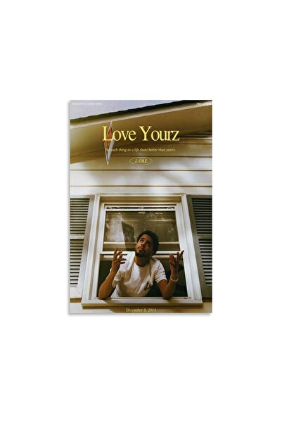 ALAYRA International ملصق ألايرا جيه كول "أحبك" - ملصقات موسيقية لغرفة النوم ...