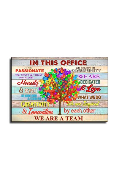 ALAYRA International لوحة جدارية ملهمة من ALAYRA للمكتب: نحن فريق واحد، ملصق ...