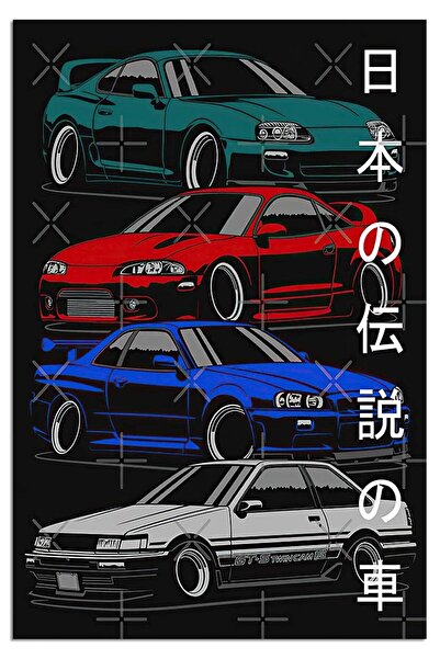 ALAYRA International ملصق سيارة ألايرا اليابانية الأسطورية، لوحة جدارية كلاسي...