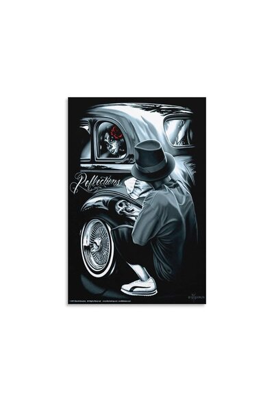 ALAYRA International لوحة جدارية فنية من ALAYRA Reflections، ديفيد غونزاليس، سائق لوريدر، تشيكانو، أصدقاء العمل، ملصق، لوحة جدارية منزلية