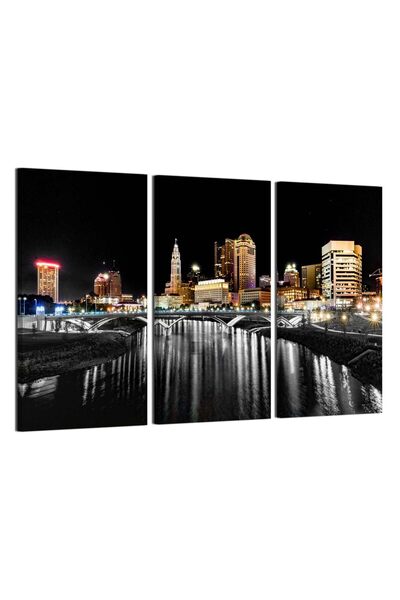 ALAYRA International لوحة جدارية مطبوعة على قماش من تصميم ألايرا، كولومبوس، أوهايو، لغرفة المعيشة، صور طبيعية