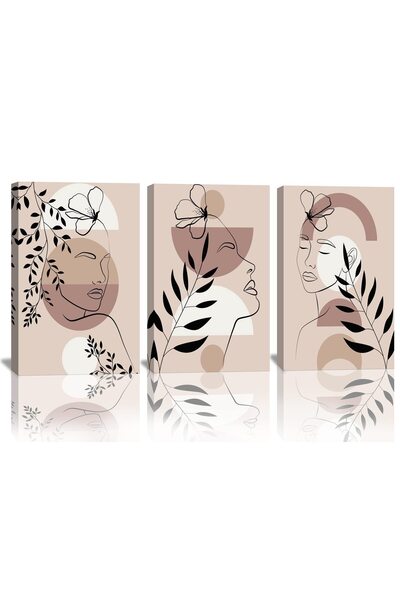 ALAYRA International ALAYRA Modern Minimalistic Abstract Wall Decor in Bohemi...