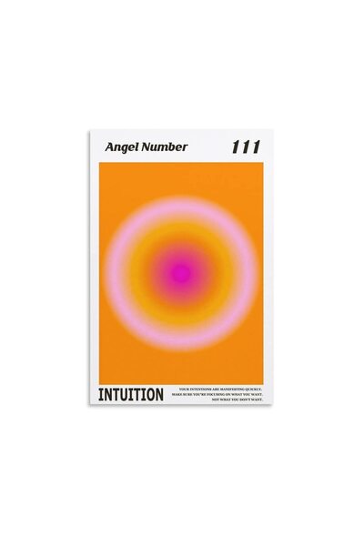 ALAYRA International ملصق ألايرا بألوان متدرجة وأرقام ملائكية، لوحة جدارية فن...