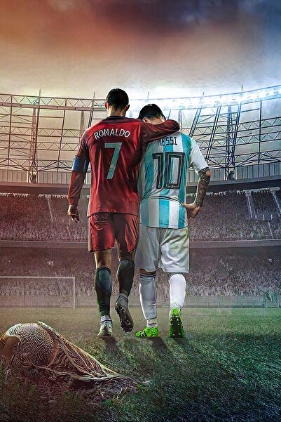 ALAYRA International ALAYRA Football Stars Cristiano Ronaldo and Lionel Messi...