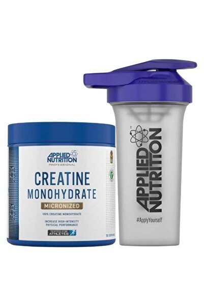applied nutrition Creatine Monohydrate Micronized 50 Servings Unflavored 250 Gm + SHAKER