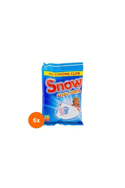 Snow Set 6 x Pudra pentru Indepartarea Petelor Extra, 160 g