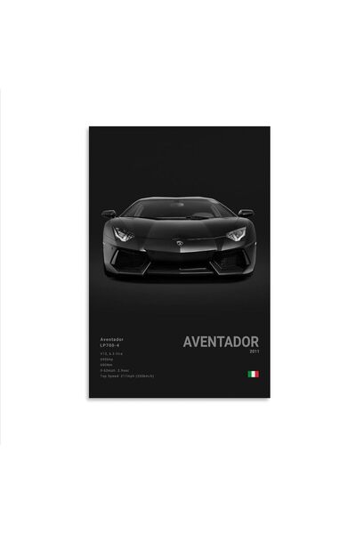 ALAYRA International ALAYRA Supercar Poster - Muscle Car Wall Art Canvas Pict...