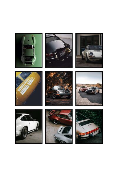ALAYRA International ALAYRA Porsche 911 Poster - Porsche Wall Art, Vintage Ca...