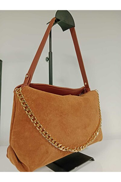 GUENZA TABA SÜET DERİ ÇANTA OMUZ ASKILI HKN001