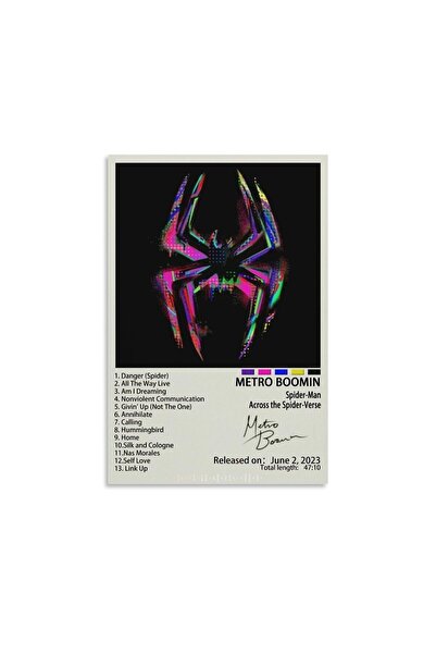 ALAYRA International لوحة جدارية مطبوعة على قماش بتصميم سبايدر-إم من ألايرا، ...