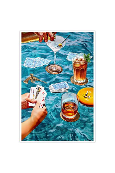 ALAYRA International ديكور عربة مشروبات ملونة من ALAYRA، لوحات جدارية عصرية، ...