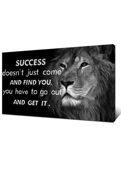 ALAYRA International لوحة جدارية من قماش الكانفاس بتصميم أسد من ألايرا، بالأب...