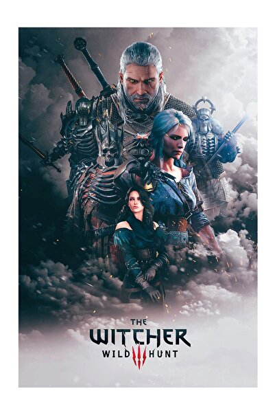 ALAYRA International ألايرا، ملصق لعبة الفيديو ذا ويتشر 3: وايلد هانت، لوحة جدارية فنية عائلية