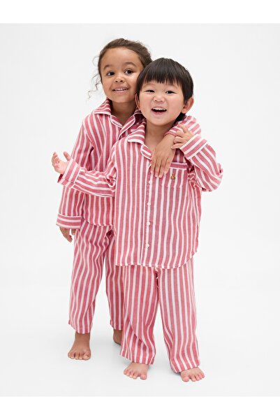 GAP Bebek Kırmızı Recycled Pijama Takımı