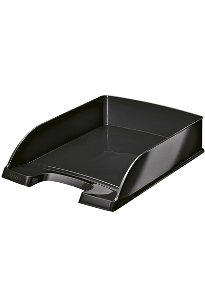 Leitz WOW A4 document tray, metallic black