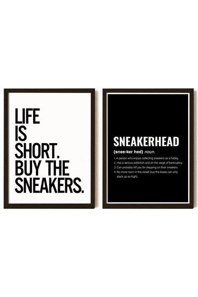 ALAYRA International ALAYRA Sneaker Poster - 12x16 Shoe Decor, Shoe Posters f...
