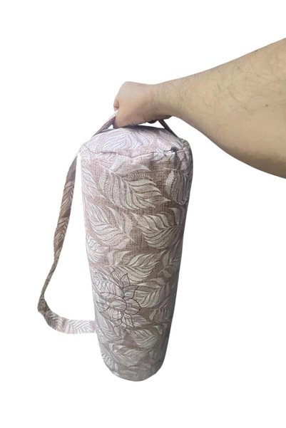 NareSpor Mat Carrying Bag Lotus Printed / Yoga Fitness Training Bag + 2 Mat Collection Rubber Bands