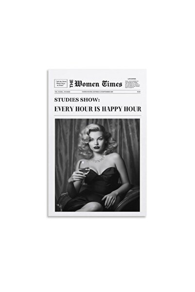 ALAYRA International لوحة جدارية عصرية من ALAYRA بتصميم صحيفة، ملصق اقتباسات ...