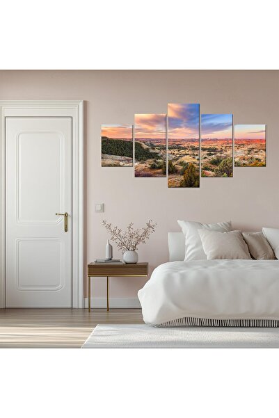 ALAYRA International لوحة جدارية من قماش ألايرا، منتزه ثيودور روزفلت الوطني، منظر طبيعي بري