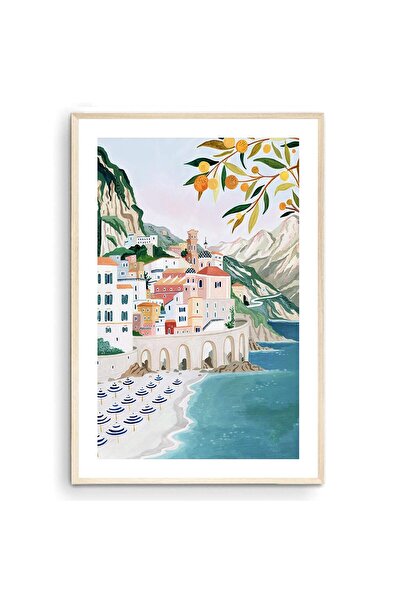 ALAYRA International ألايرا أتراني، لوحة فنية لساحل أمالفي، لوحة فنية لإيطالي...