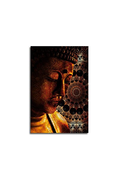 ALAYRA International لوحة جدارية قماشية من ALAYRA، بوذا أخضر، ديكور زن لغرفة ...