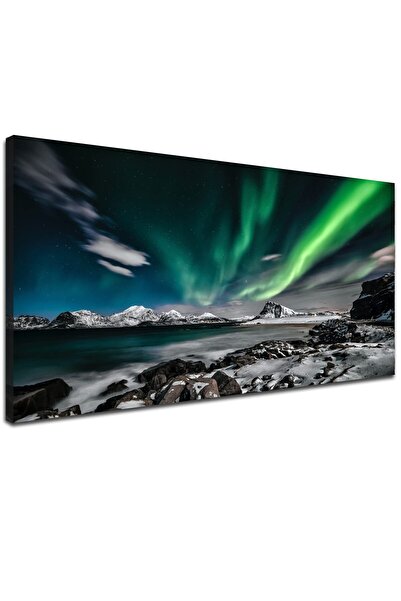 ALAYRA International لوحة جدارية من قماش ألايرا، تصور منظرًا طبيعيًا لشاطئ ال...