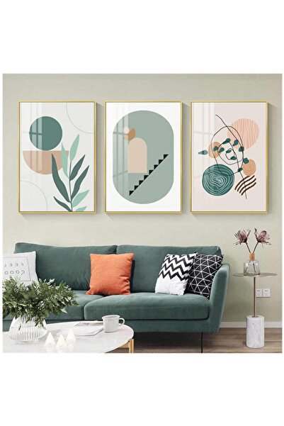 ALAYRA International ألايرا، رسم تجريدي لشكل ورقة شجر، رسم خطي، طباعة فنية جد...