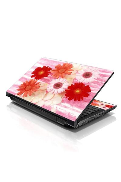 ALAYRA International غطاء حماية للكمبيوتر المحمول ALAYRA مقاس 15 و15.6 بوصة بنقشة زهور الأقحوان الحمراء الملونة، متوافق مع أجهزة HP وDell وLenovo وApple.