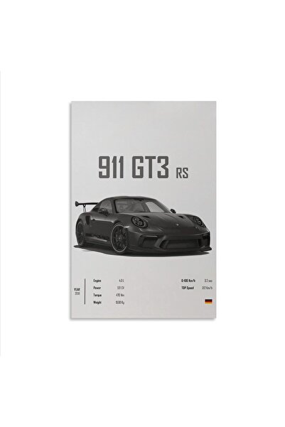 ALAYRA International ملصق سيارة ألايرا، ملصقات 911 GT3RS، فن جداري لسيارات ال...