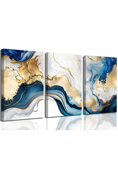 ALAYRA International مجموعة ألايرا الفنية الجدارية المكونة من 3 قطع، بإطار من...