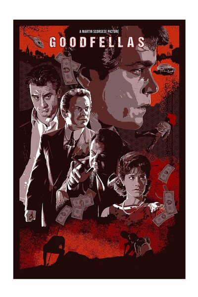 ALAYRA International ALAYRA Goodfellas Movie Poster Family Decorative Paintin...