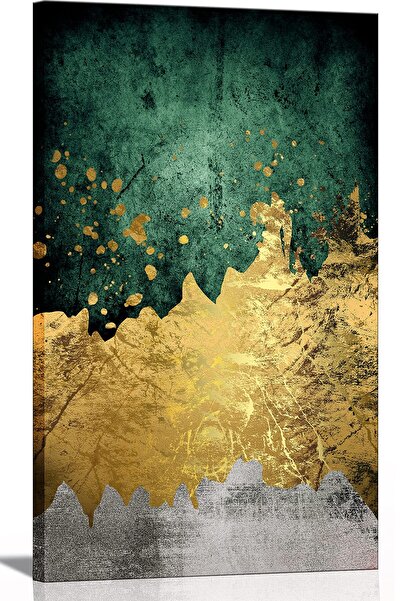 ALAYRA International لوحة جدارية فنية تجريدية كبيرة الحجم من قماش الكانفاس بت...