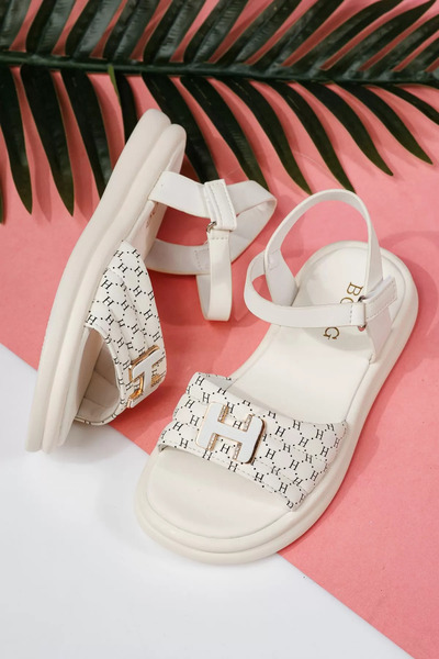 Zaira Λευκά σανδάλια για κορίτσια από οικολογικό δέρμα Juliette #21935 - 29