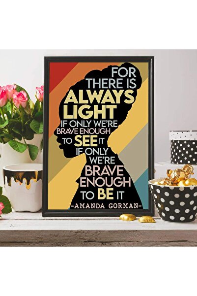 ALAYRA International ملصقات قماشية مطبوعة عليها قصيدة "التلة التي نتسلقها" للفنانة أماندا جورمان، لوحة جدارية من قصيدة "التلة التي نتسلقها" للفنانة أماندا جورمان