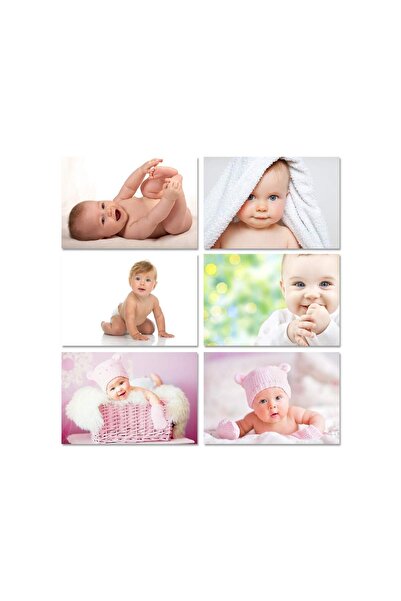 ALAYRA International ALAYRA Bedroom Cute Toddler Infant Babies Photo Smiling ...