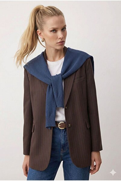 Axesoire HRK01 Sax Mavisi Kazak Görünümlü Bağlama Şal