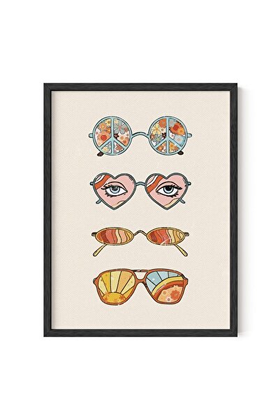 ALAYRA International ملصق فني لنظارات شمسية من ALAYRA لغرفة الفتيات المراهقات...