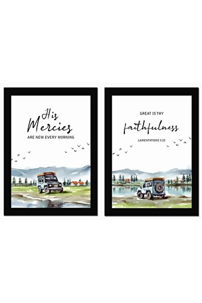 ALAYRA International لوحة جدارية جميلة من ALAYRA، مزينة بمناظر طبيعية واقتباس...