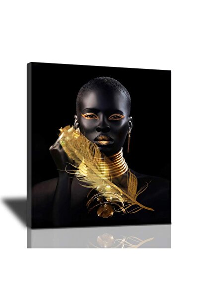 ALAYRA International لوحة جدارية فنية بسيطة للفنانة الأمريكية الأفريقية ألاير...