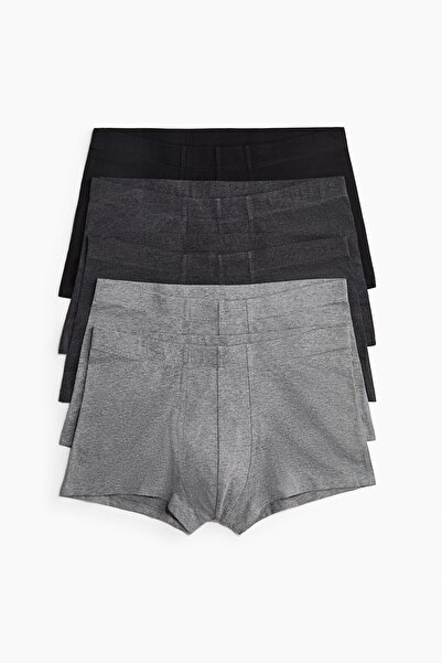 H&M 5'li Pamuklu Kısa Boxer Şort