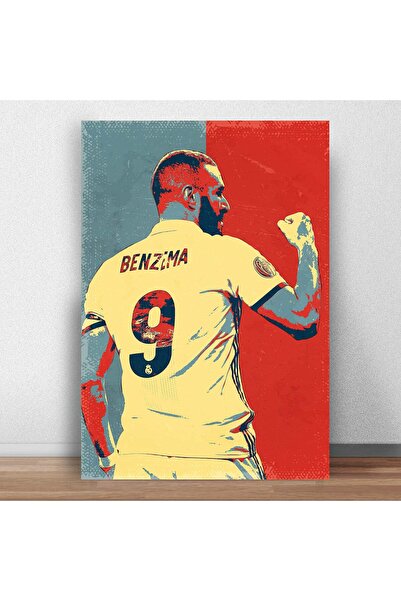 ALAYRA International ملصق كرة قدم بوب آرت لكريم بنزيما من ألايرا، ورق متعدد ا...