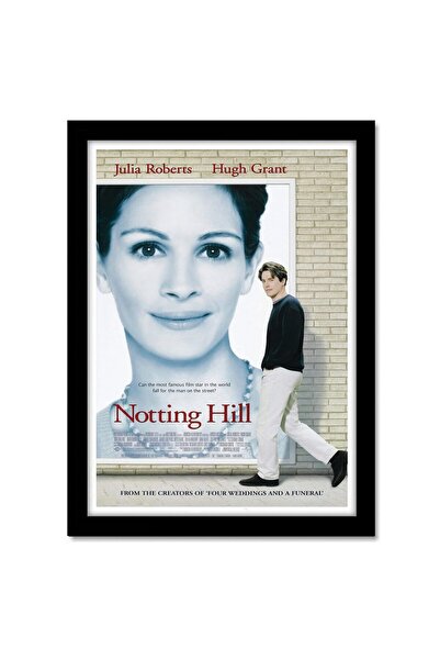 ALAYRA International ملصق فيلم نوتينغ هيل مؤطر من الأكريليك والزجاج، مناسب لل...