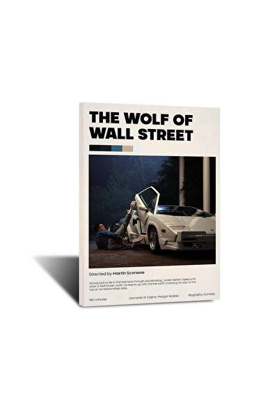 ALAYRA International ملصق فيلم "ذئب وول ستريت" من ألايرا، ملصقات أفلام كلاسيك...