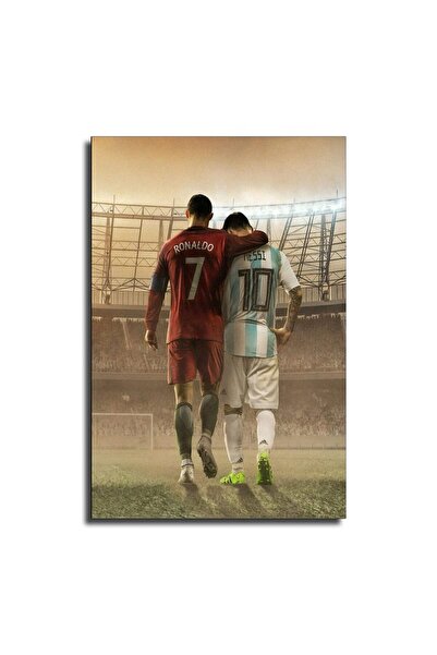 ALAYRA International لوحة فنية جدارية مطبوعة على قماش لكرة القدم من تصميم ألا...