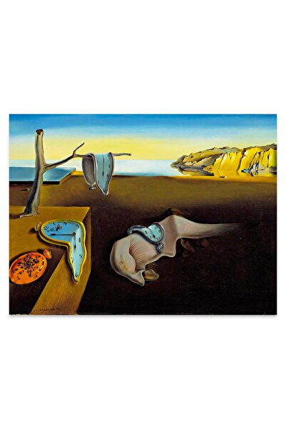 ALAYRA International لوحة جدارية من قماش للفنان سلفادور دالي - ملصق "ثبات الذ...