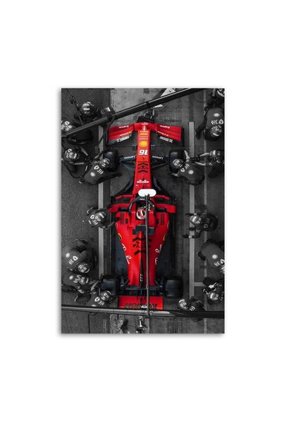 ALAYRA International ملصق ألايرا شارل لوكلير لسباق الفورمولا 1، لوحة جدارية ف...