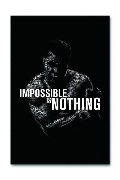 ALAYRA International ملصق حائط ألايرا | أفكار ملهمة | محمد علي | اقتباسات تحف...